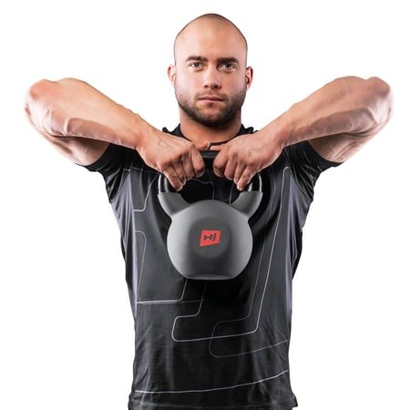 Kettlebell 24kg żeliwny czarny