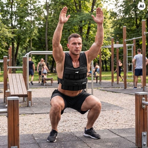 Kamizelka z obciążeniem 30 kg HS-130WW_4