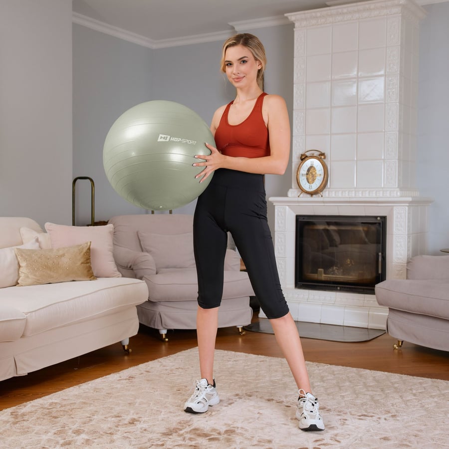 Yoga ball 45cm HS-R045YB - sage