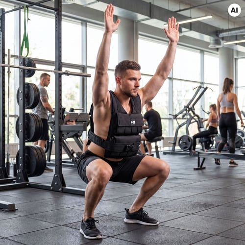 Kamizelka z obciążeniem 20 kg HS-120WW_2