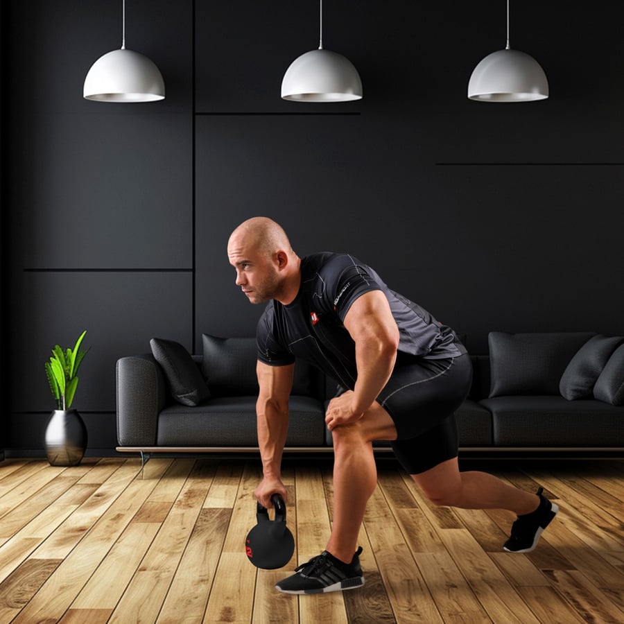 Kettlebell żeliwny 12kg HS-IB01