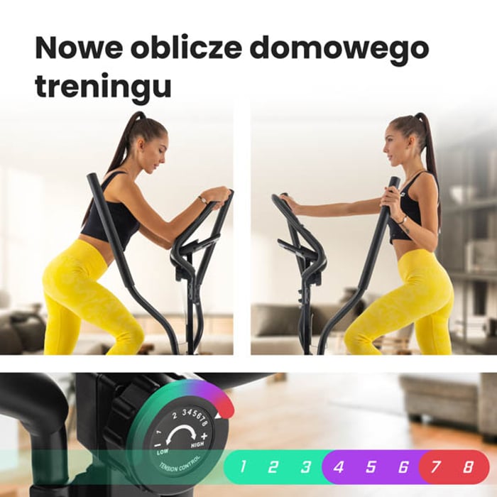 orbitrek Dynamic hop-sport z ośmiostopniową regulacją oporu koła zamachowego