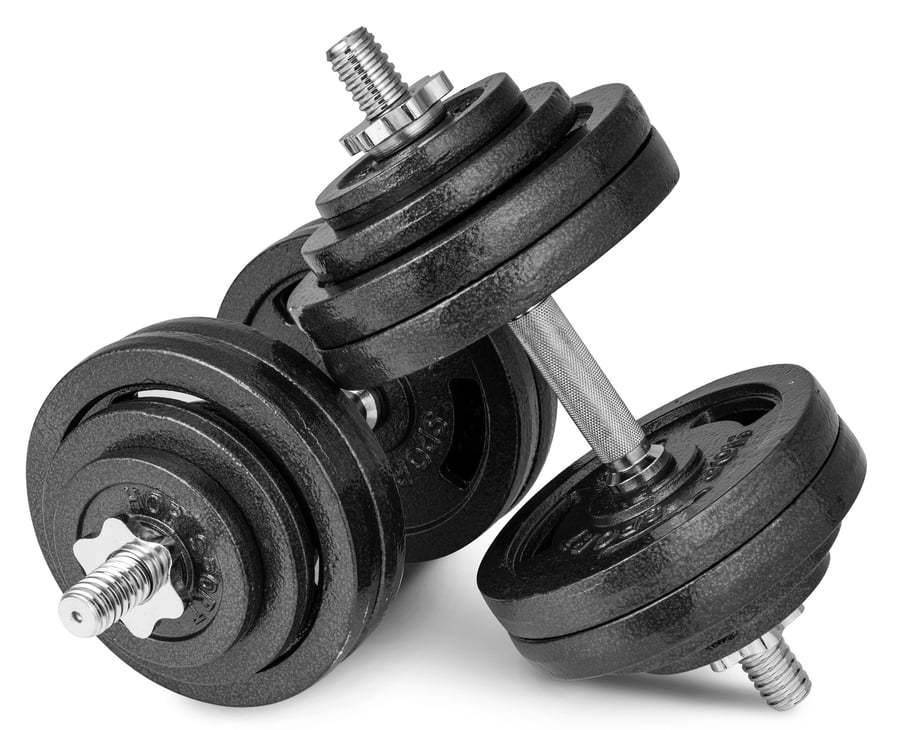 Zestaw hantli żeliwnych 2x30kg
