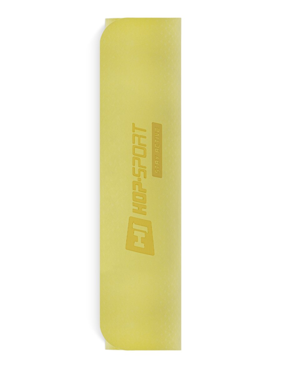 Mata fitness TPE 0,6cm żółto/sz - 5