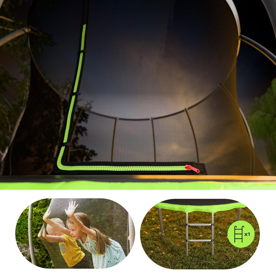 Trampolina dynia 8FT z siatką w