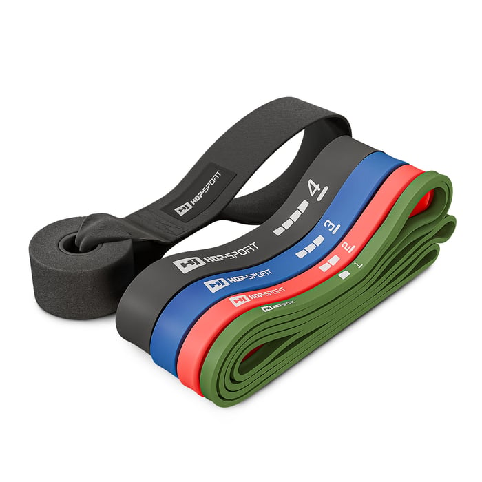 Bandas de resistencia 4 piezas con anclaje para puerta de la marca Hop-Sport