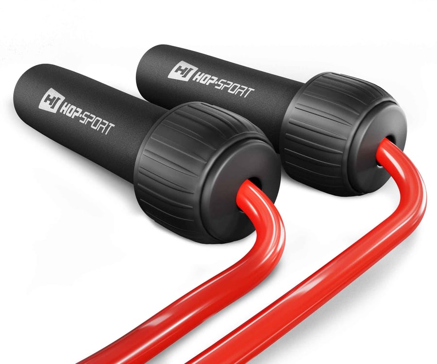 Skakanka z obciążeniem czerwona