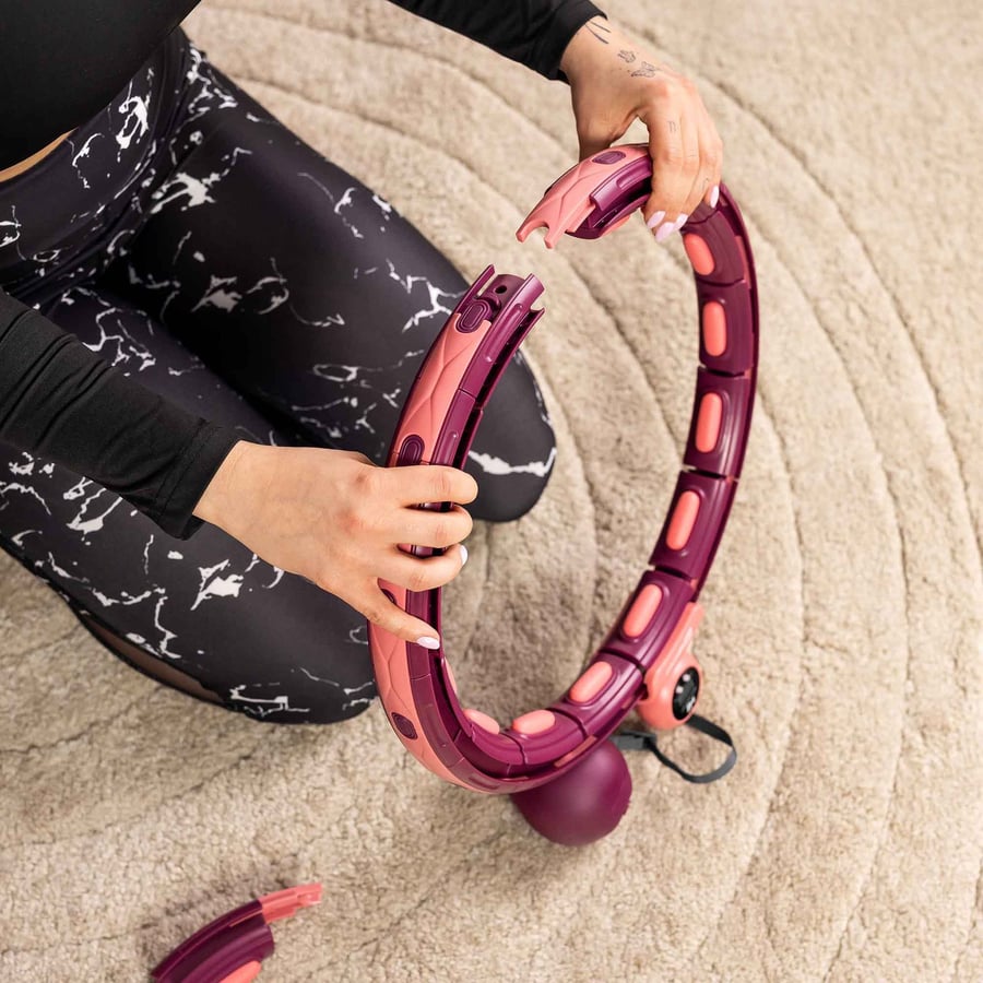 HULA HOOP CIEMNO RÓŻOWE NOWE