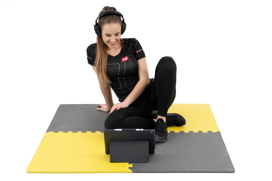 Mata puzzle EVA 1cm - 4 sztuki