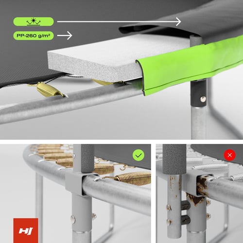 Trampolina 8FT z siatką zewnętr