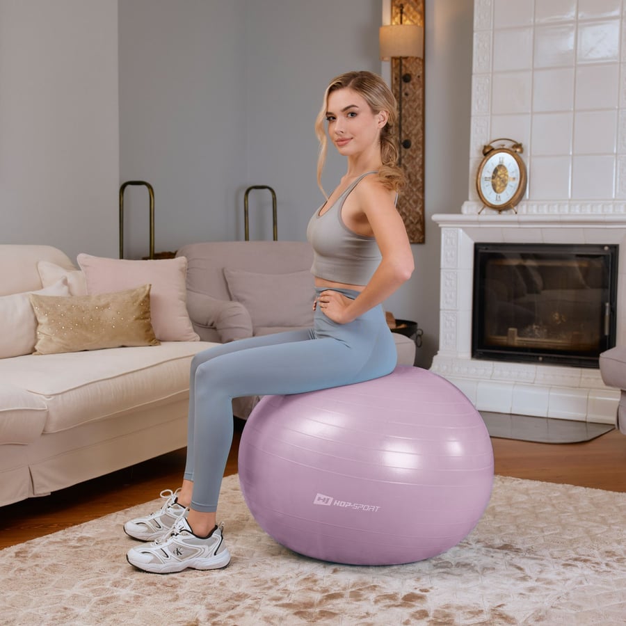 Yoga ball 65cm HS-R065YB - viol