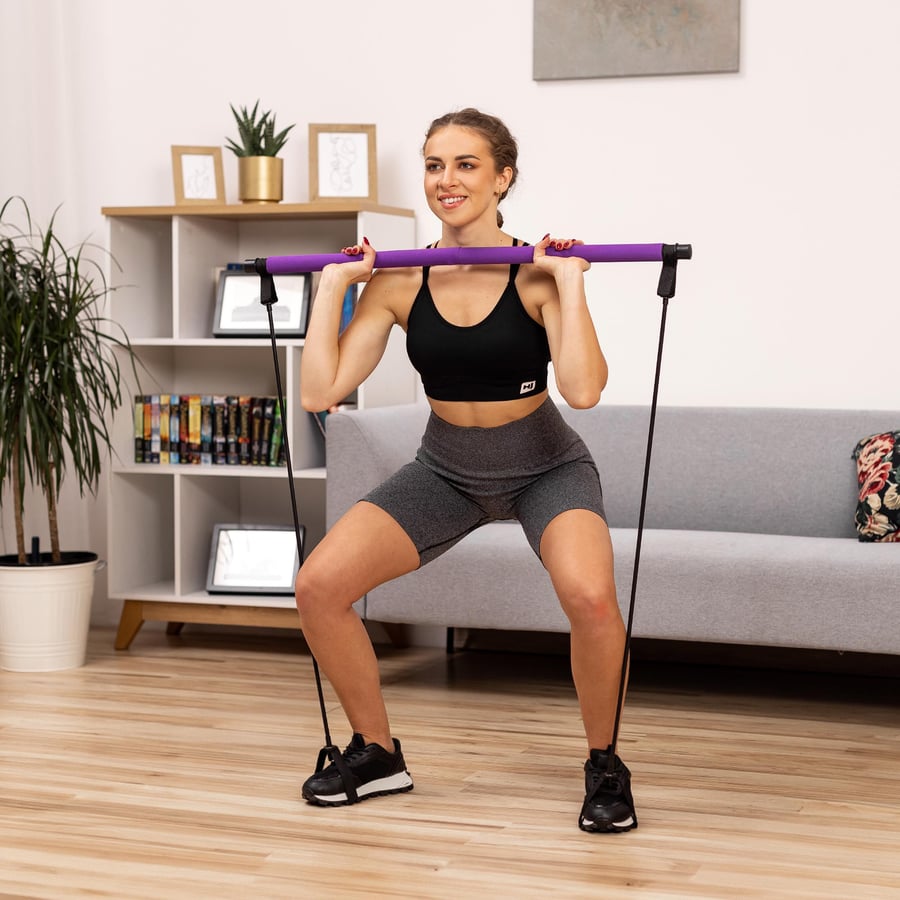 Kij treningowy składany z ekspa