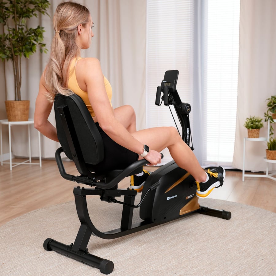 Rower leżący HS-045L VOLT Złoty