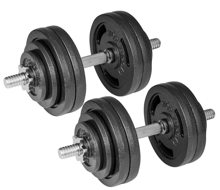 Zestaw hantli żeliwnych 2x30kg