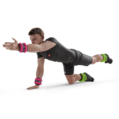 Zestaw obciążników na kostki 2x