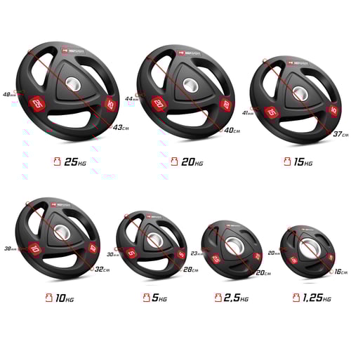 Zestaw obciążeń olimpijskich 54