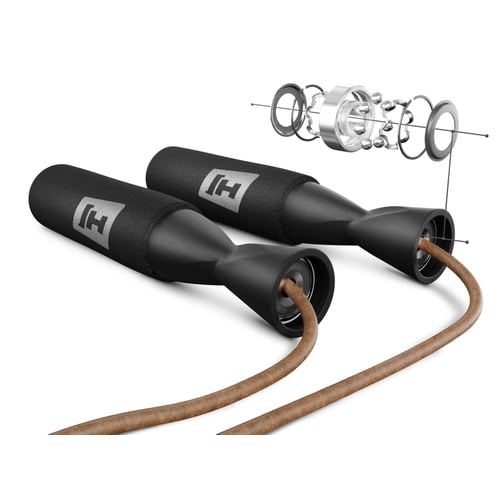 Skakanka skórzana 275cm – czarn