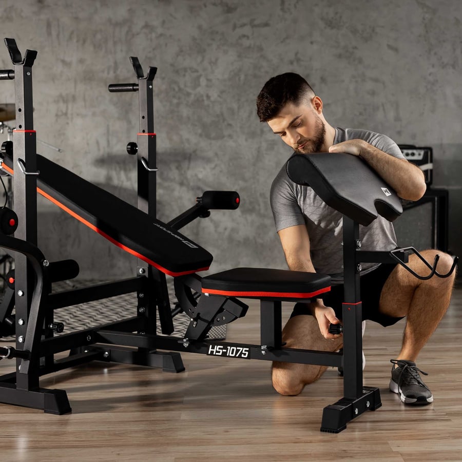 Ławka pod sztangę HS-1075 Pro z