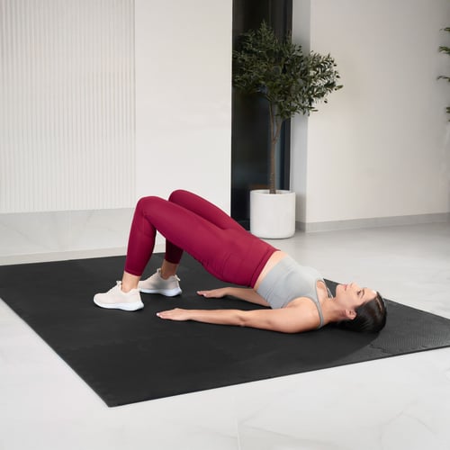 Mata puzzle EVA 1cm czarna - 4