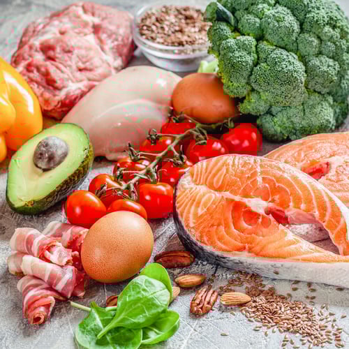 dieta low carb - produkty na diecie niskowęglowodanowej