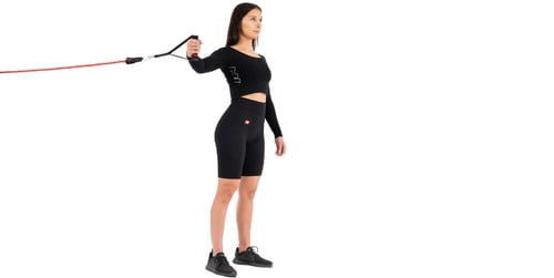 Pallof press - na wyciągu i z gumą oporową