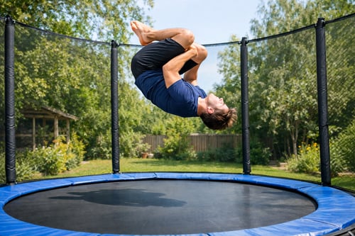 Jak zrobić salto na trampolinie w przód i w tył? Poradnik