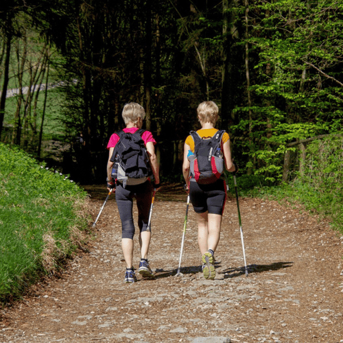 nordic walking dwie panie