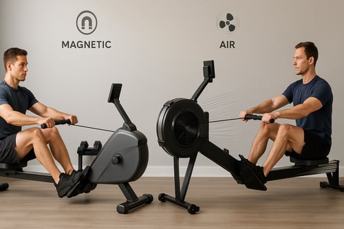 Wioślarz magnetyczny czy powietrzny - porównanie oporu i efektów treningu