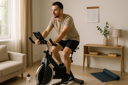 Ile trzeba jeździć na rowerze stacjonarnym, żeby schudnąć 10 kg? Plan treningowy