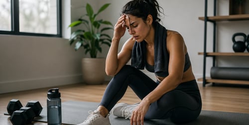 Ból głowy po treningu – co oznacza, skąd się bierze i jak mu zapobiegać