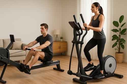 Wioślarz czy orbitrek - porównanie sprzętów do treningu cardio w domu