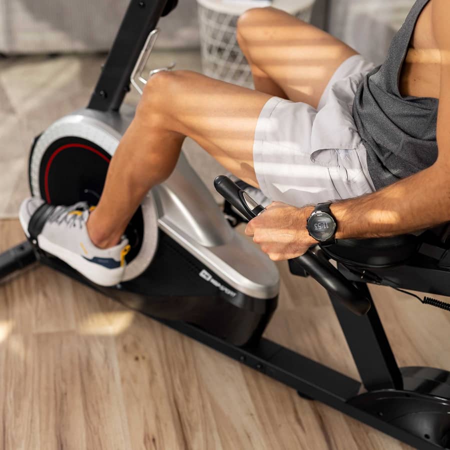 Rower leżący magnetyczny HS-060L Pulse srebrny | Ceny producenta ...