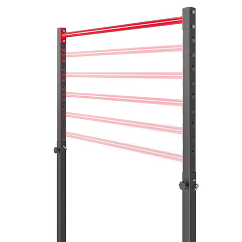 Drążek stacjonarny i poręcze z