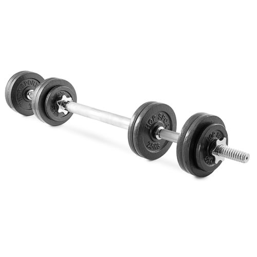 Zestaw hantli żeliwnych 2x15kg