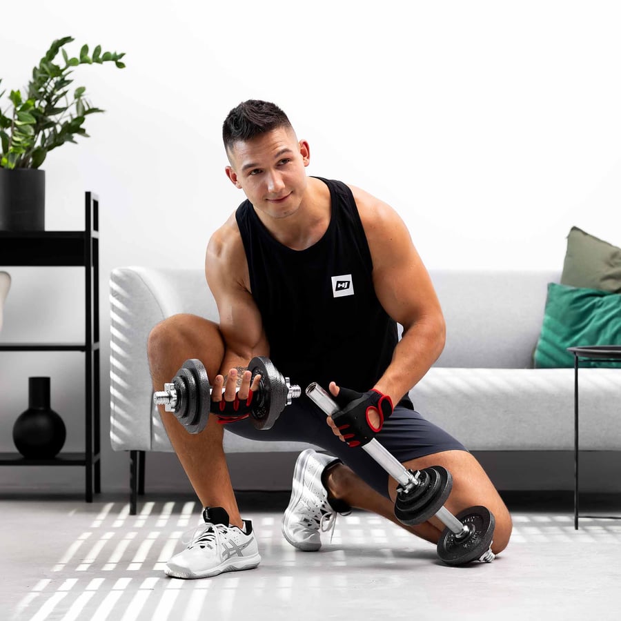 Gusseisen Kurzhantel-Set 2x10kg