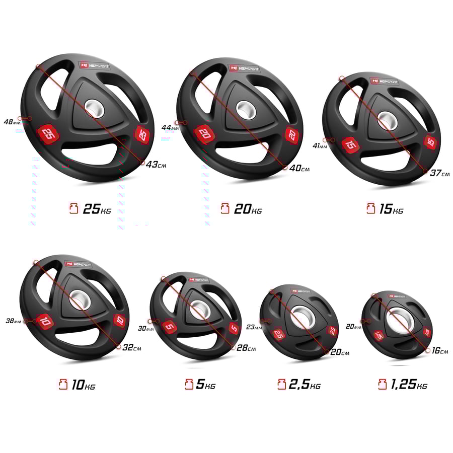 Zestaw obciążeń olimpijskich HS
