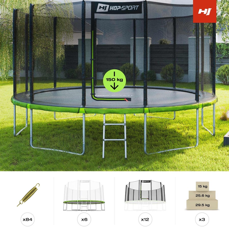 Trampolina 14FT z siatką zewnęt - 3
