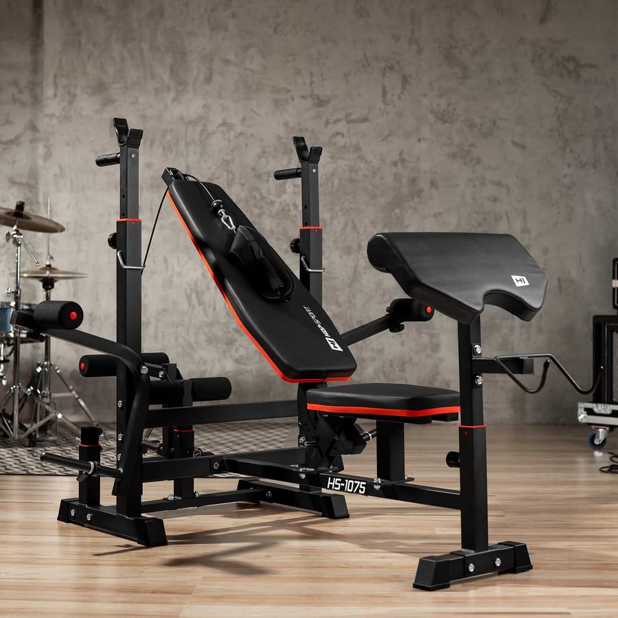 Ławka pod sztangę HS-1075 Pro z