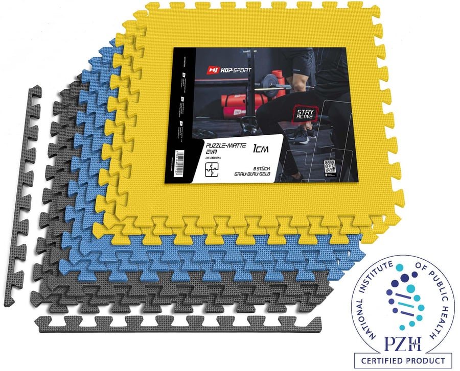 Mata puzzle EVA 1cm- 9 sztuk - 1