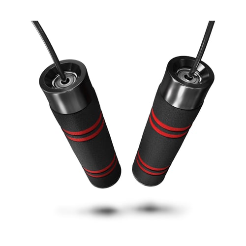 Skakanka z obciążeniem czarna