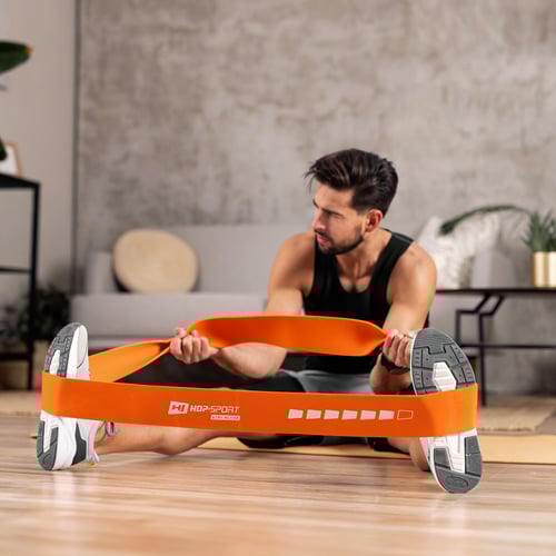 Guma oporowa 37-109kg - pomarań