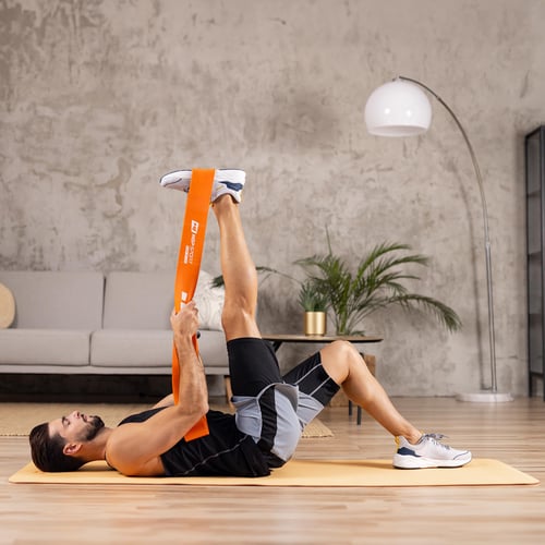 Guma oporowa 37-109kg - pomarań