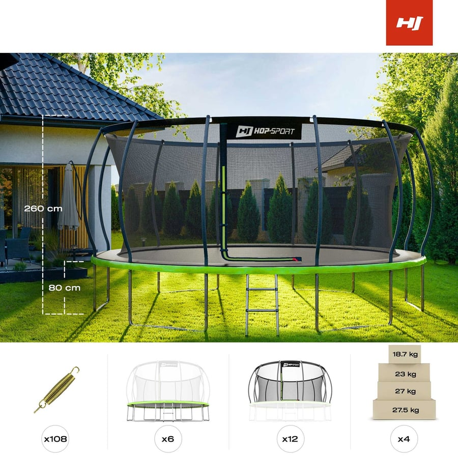 Trampolina dynia 16FT z siatką