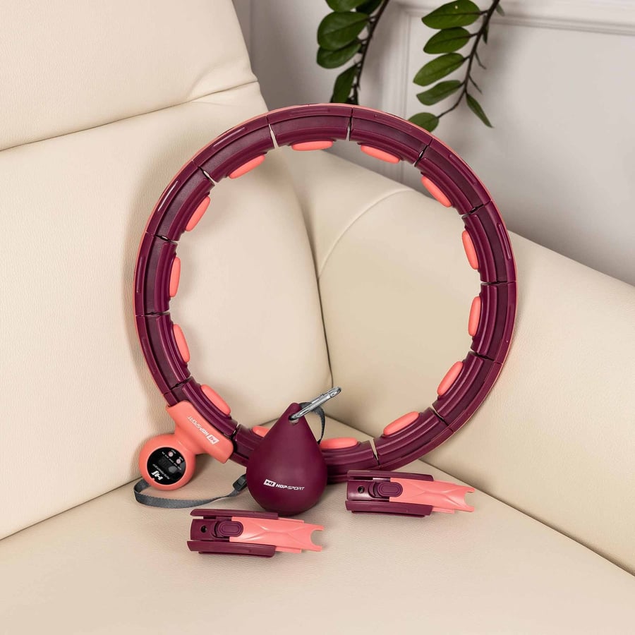 HULA HOOP CIEMNO RÓŻOWE NOWE