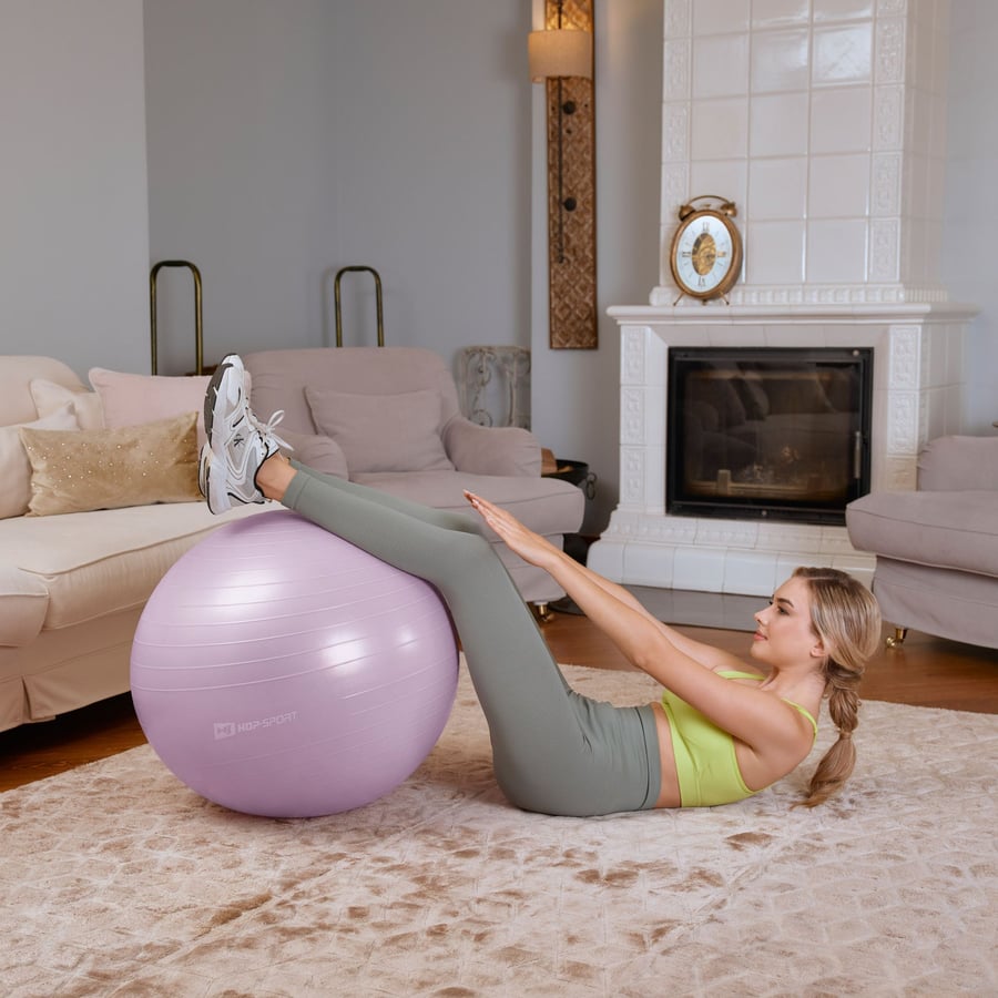 Yoga ball 65cm HS-R065YB - viol