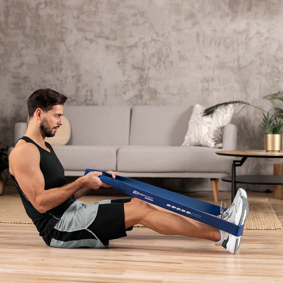 Guma oporowa 28-80kg - niebiesk