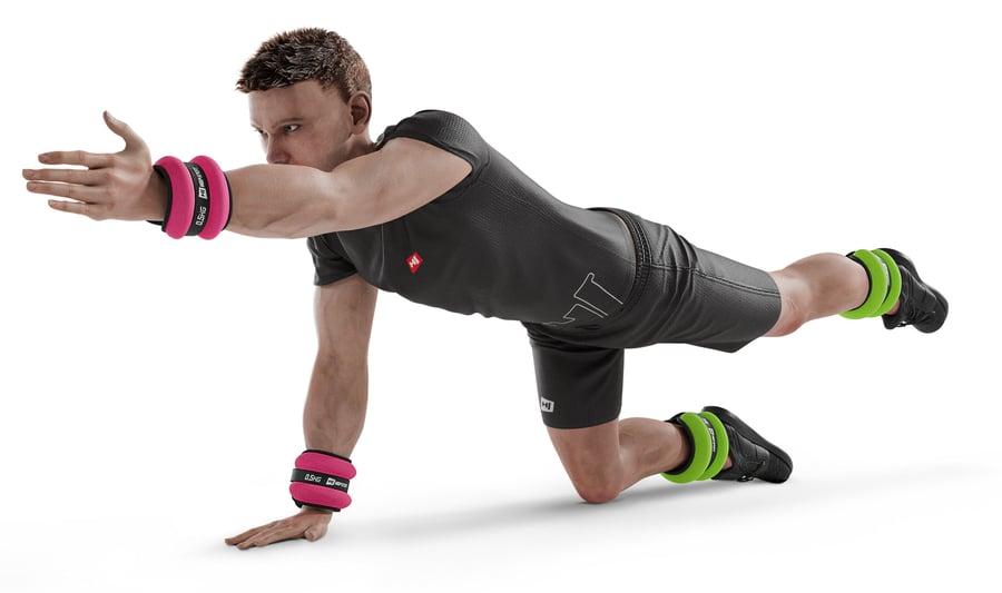 Zestaw obciążników na kostki 2x