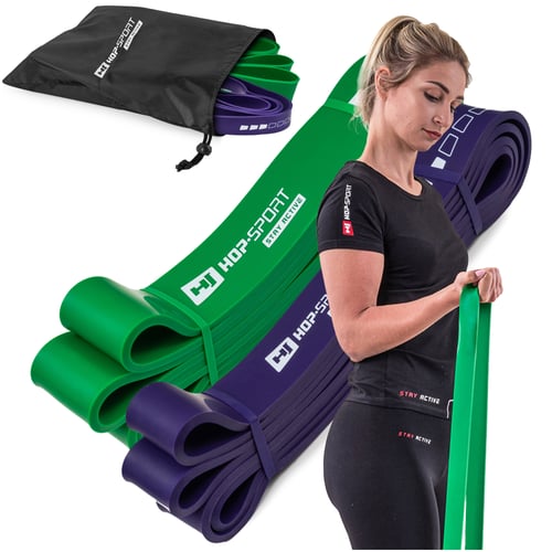 Zestaw 2 gum oporowych 16-57kg