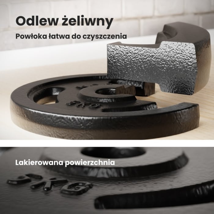 Przekrój obciążenia żeliwnego Hop-sport. Pokazany odlew żeliwny