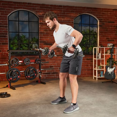 Zestaw hantli żeliwnych 1x30kg